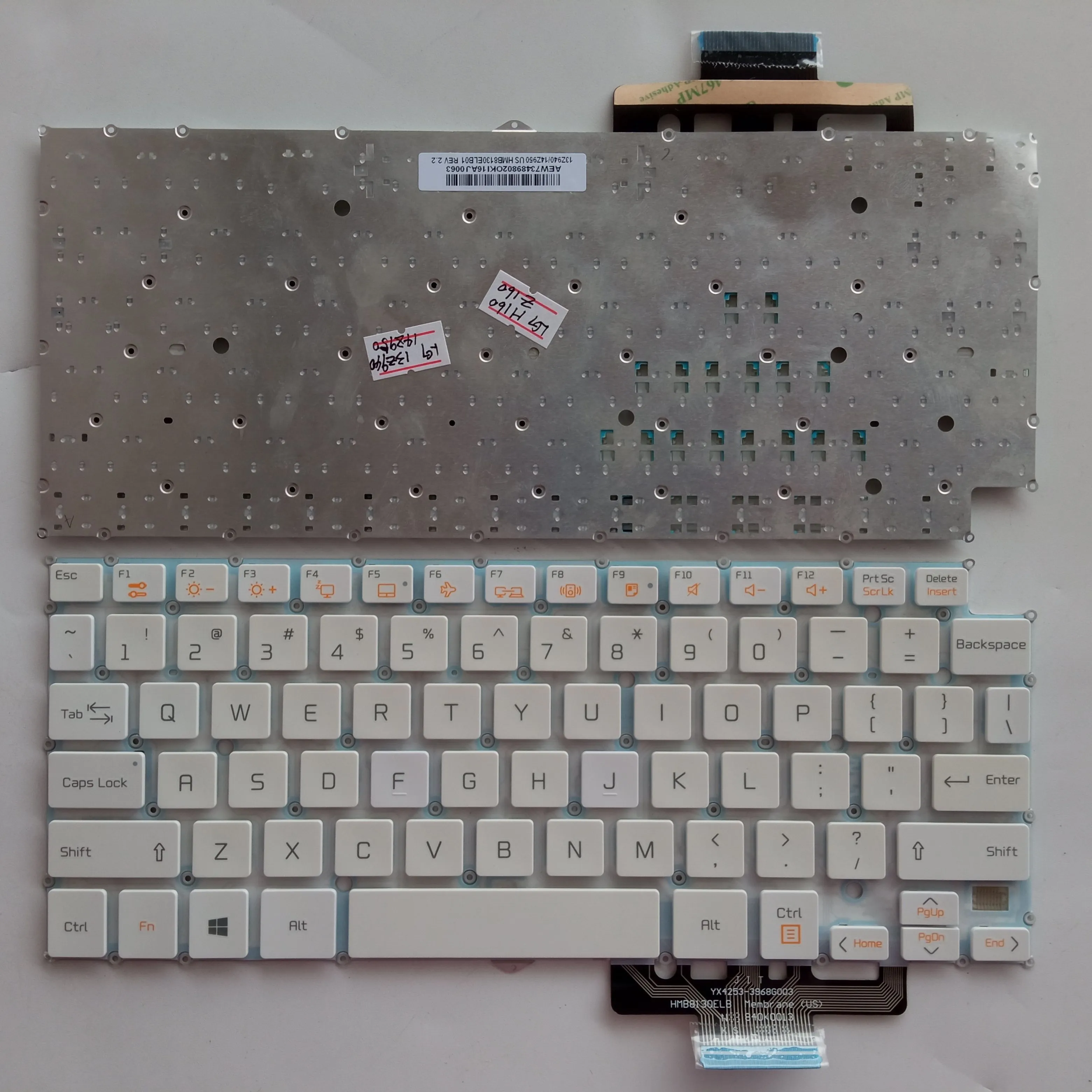 Picture of Laptop US keyboard forNew Replacement Keyboard Laptop For LG 13Z940 WHITE US US Layout